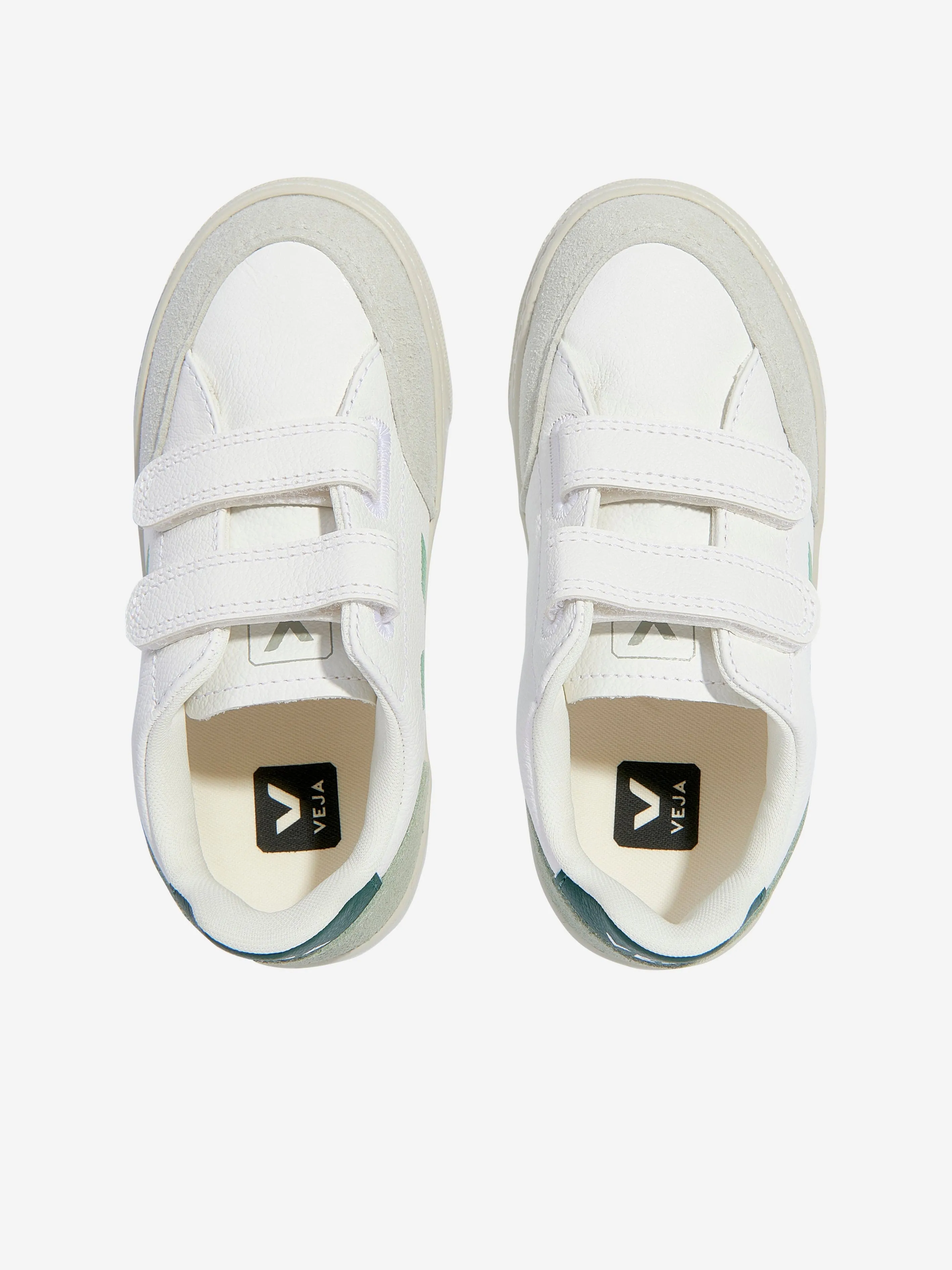 Veja Boys ChromeFree Leather V-12 Trainers en Blanc
