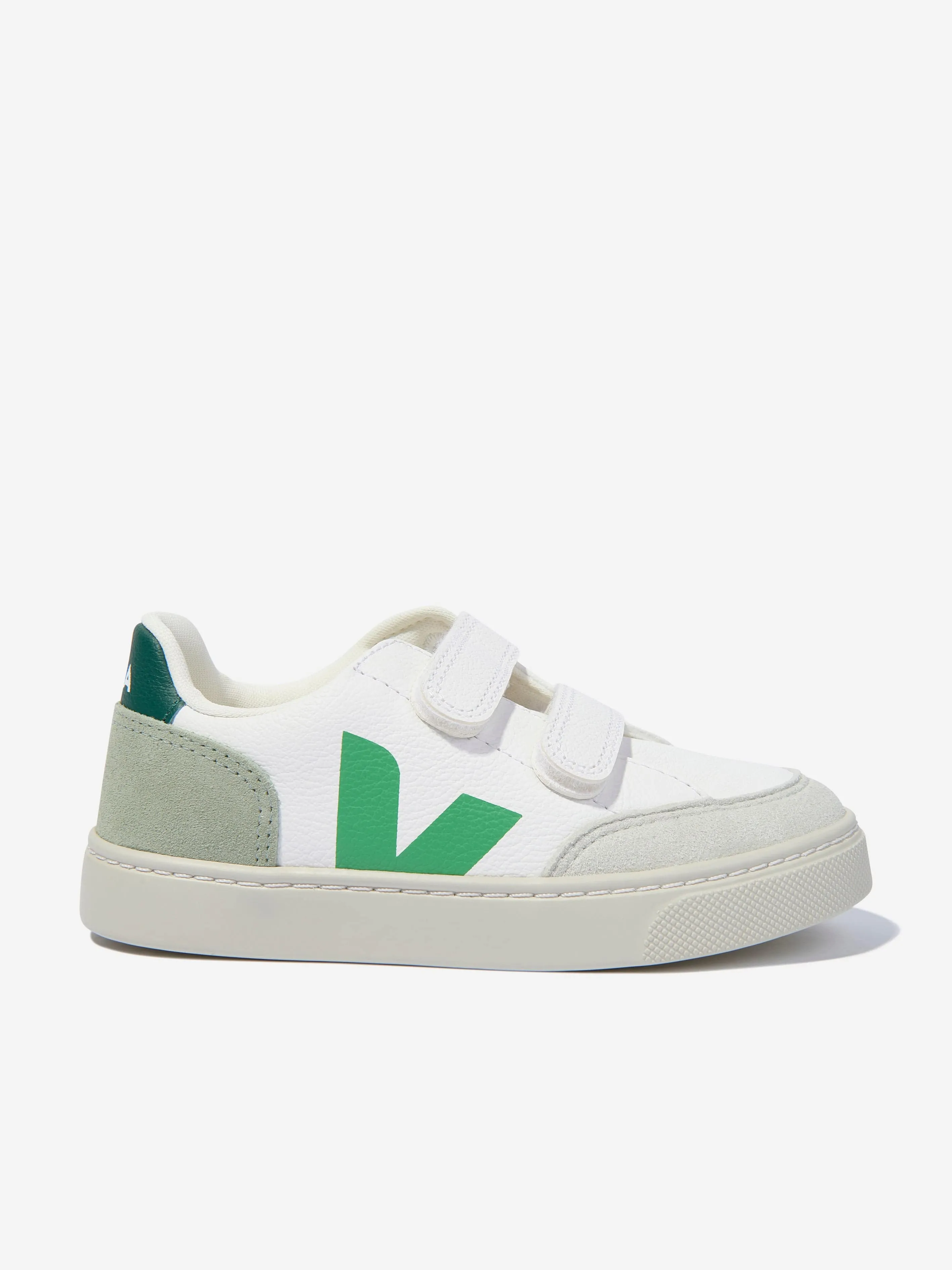 Veja Boys ChromeFree Leather V-12 Trainers en Blanc