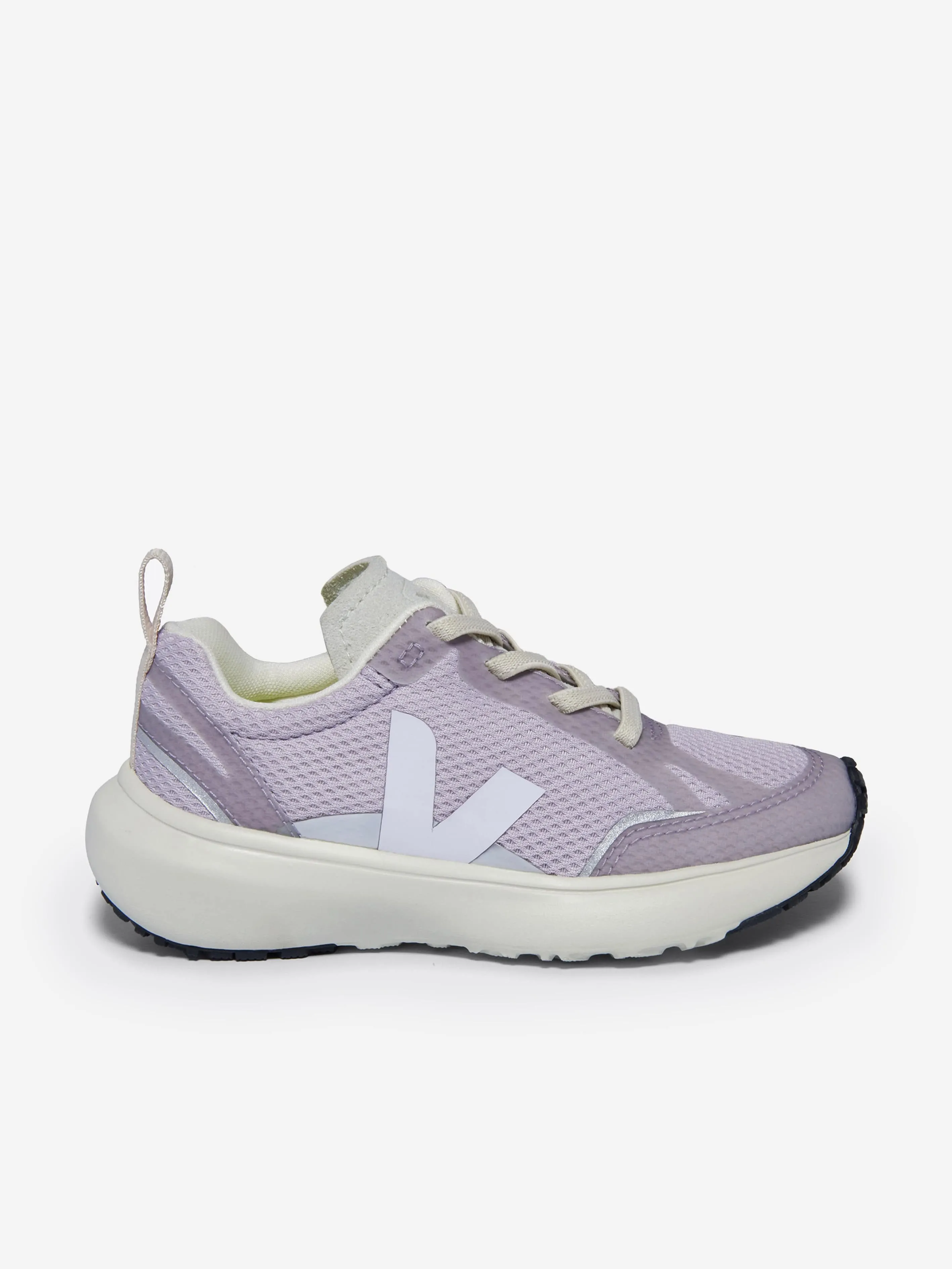Veja Girls Canary Alveomesh Trainers en Violet