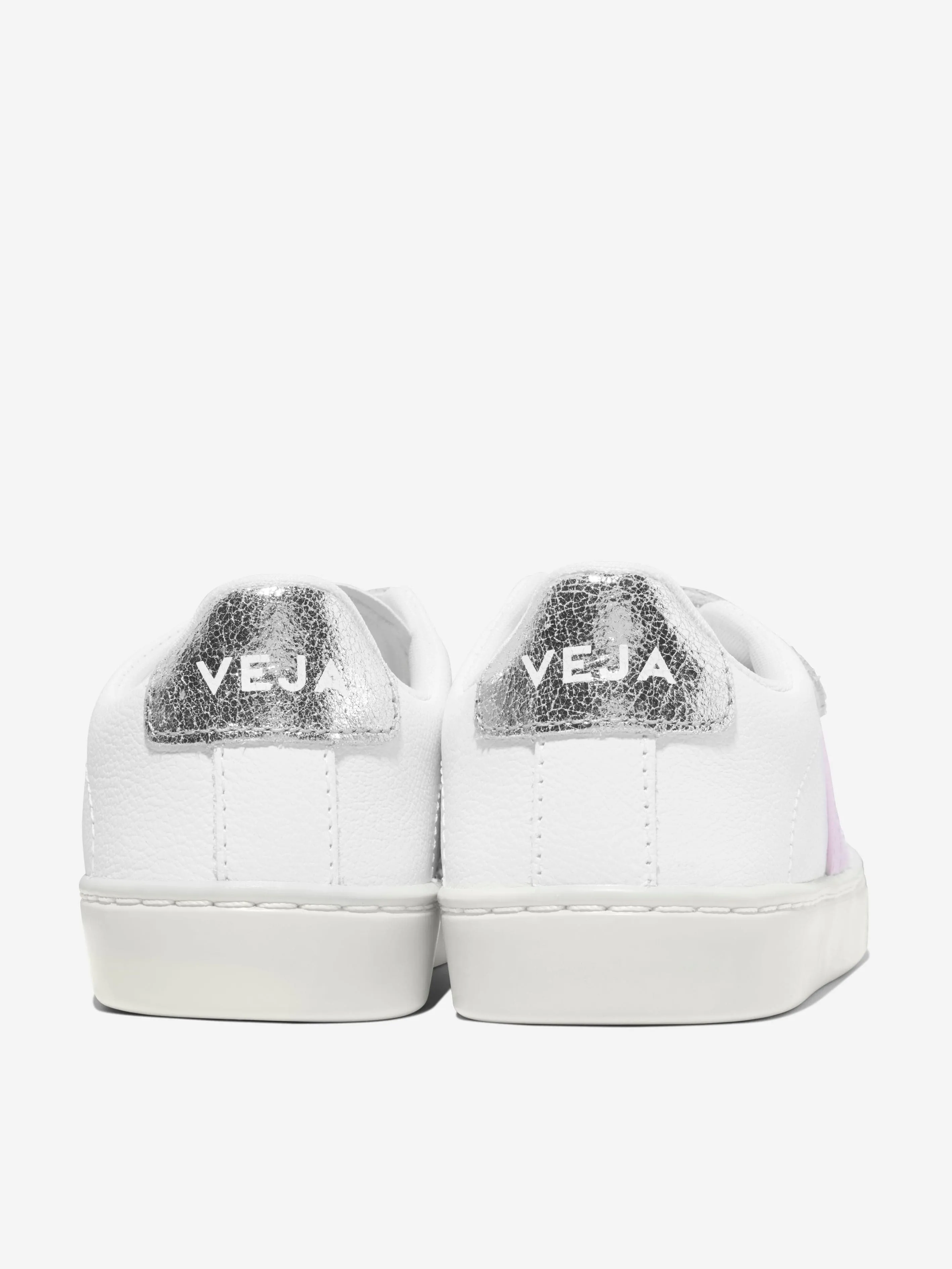 Veja Girls ChromeFree Leather Esplar Trainers en Blanc