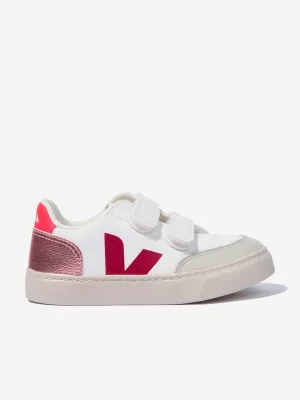 Veja Girls ChromeFree Leather V-12 Trainers en Blanc