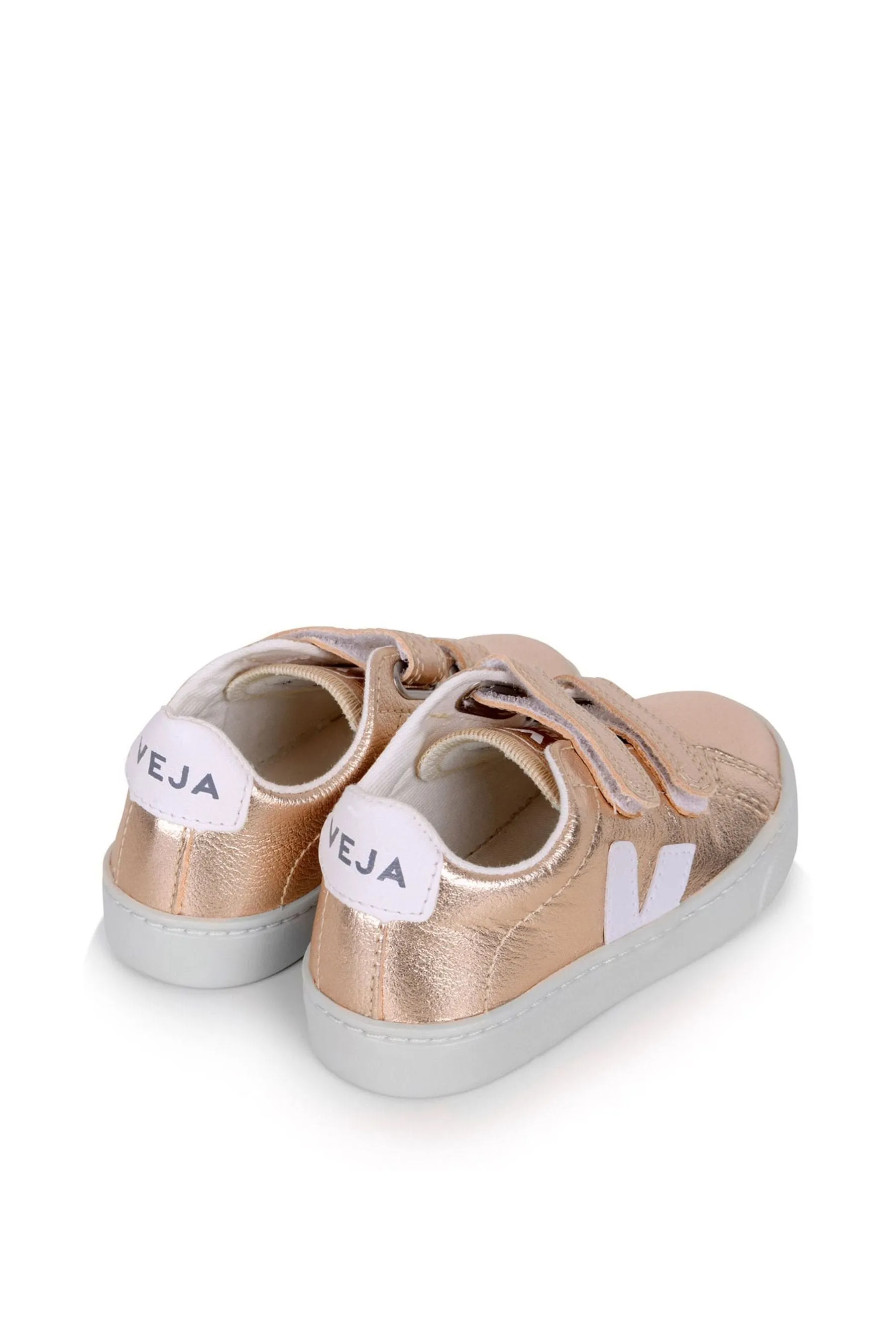Veja Girls Petites Esplar Baskets à Velcro Dorées