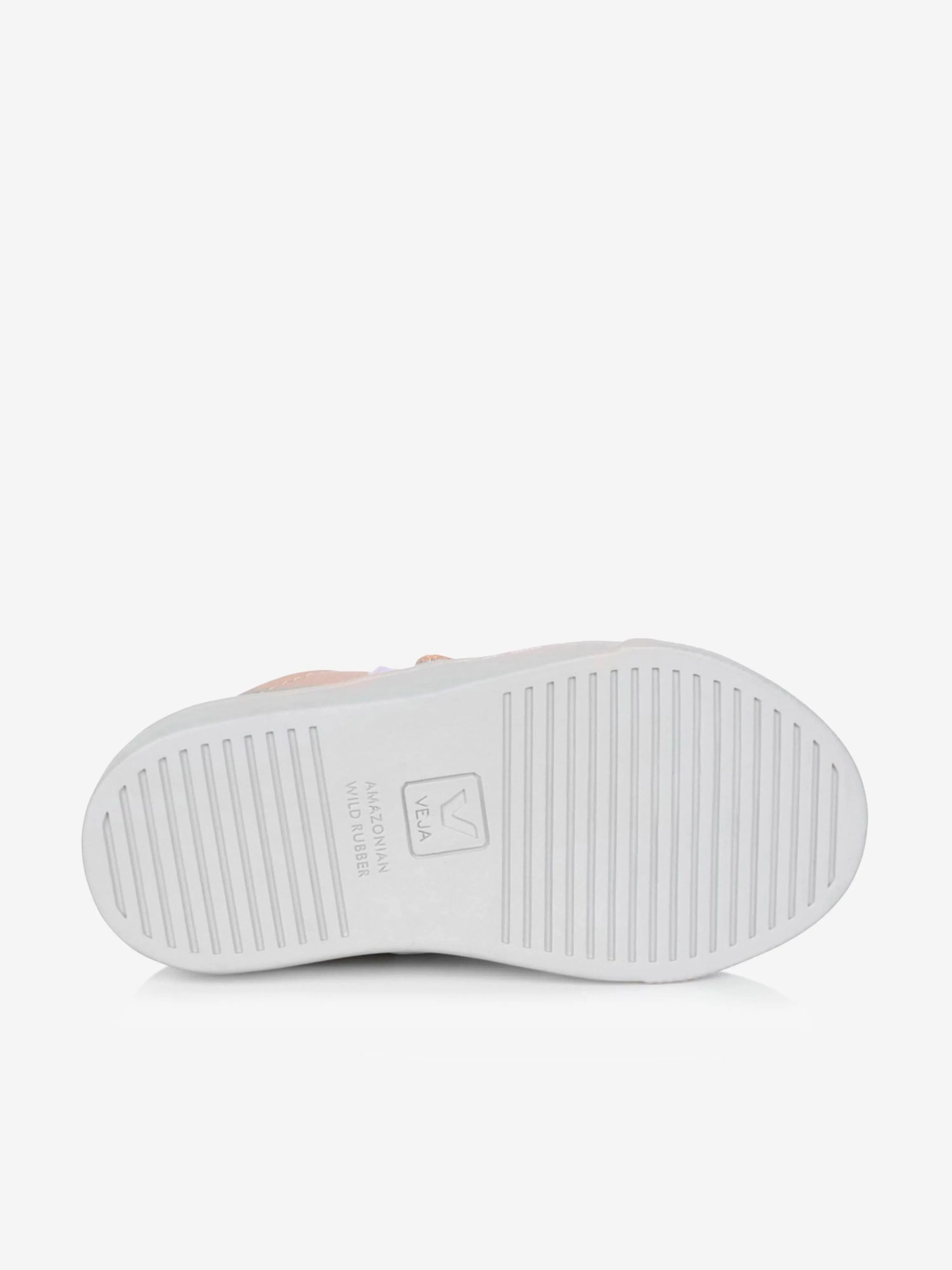 Veja Girls Petites Esplar Baskets à Velcro Dorées