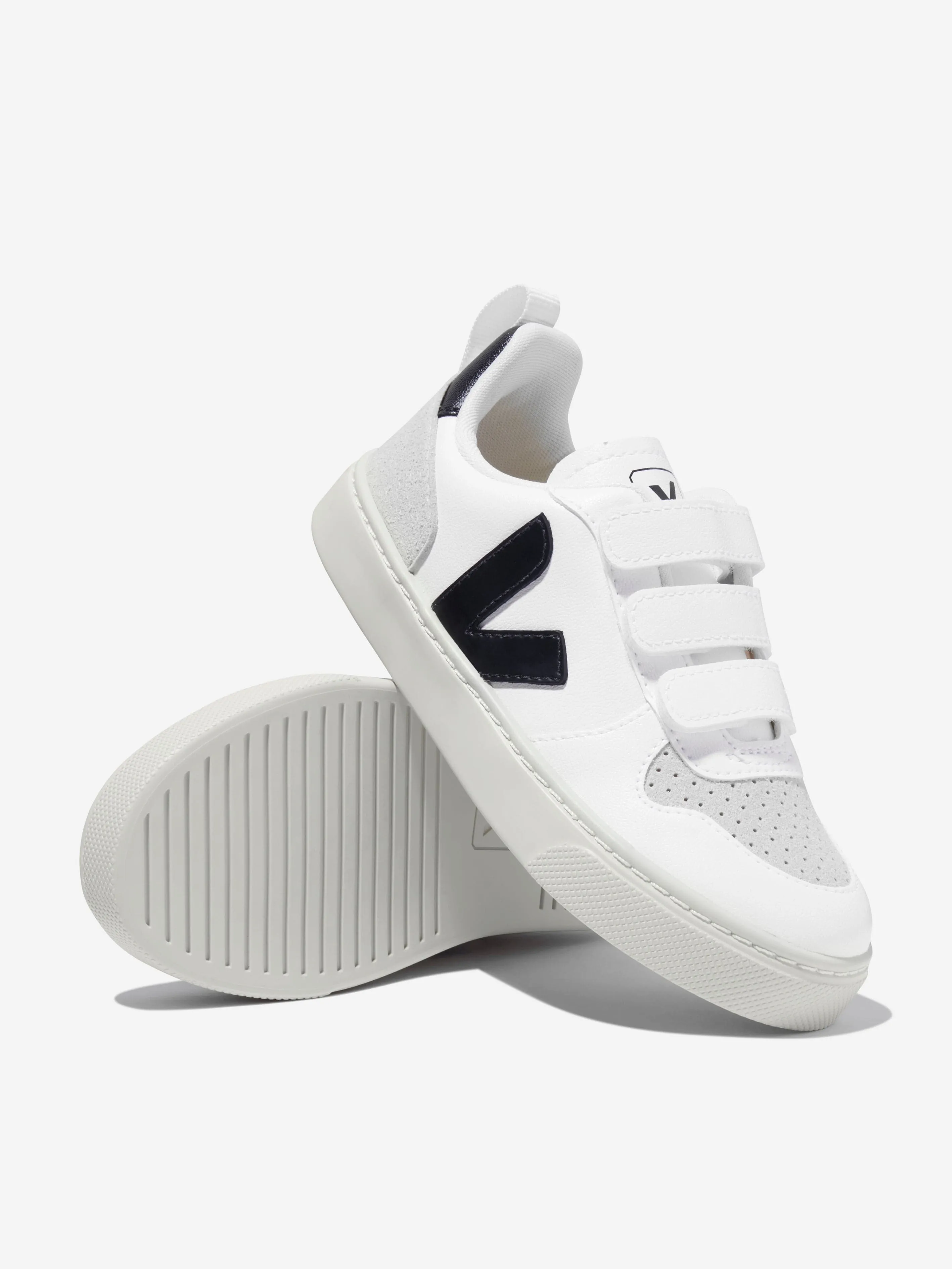 Veja Kids Canvas V-10 Baskets en Blanc
