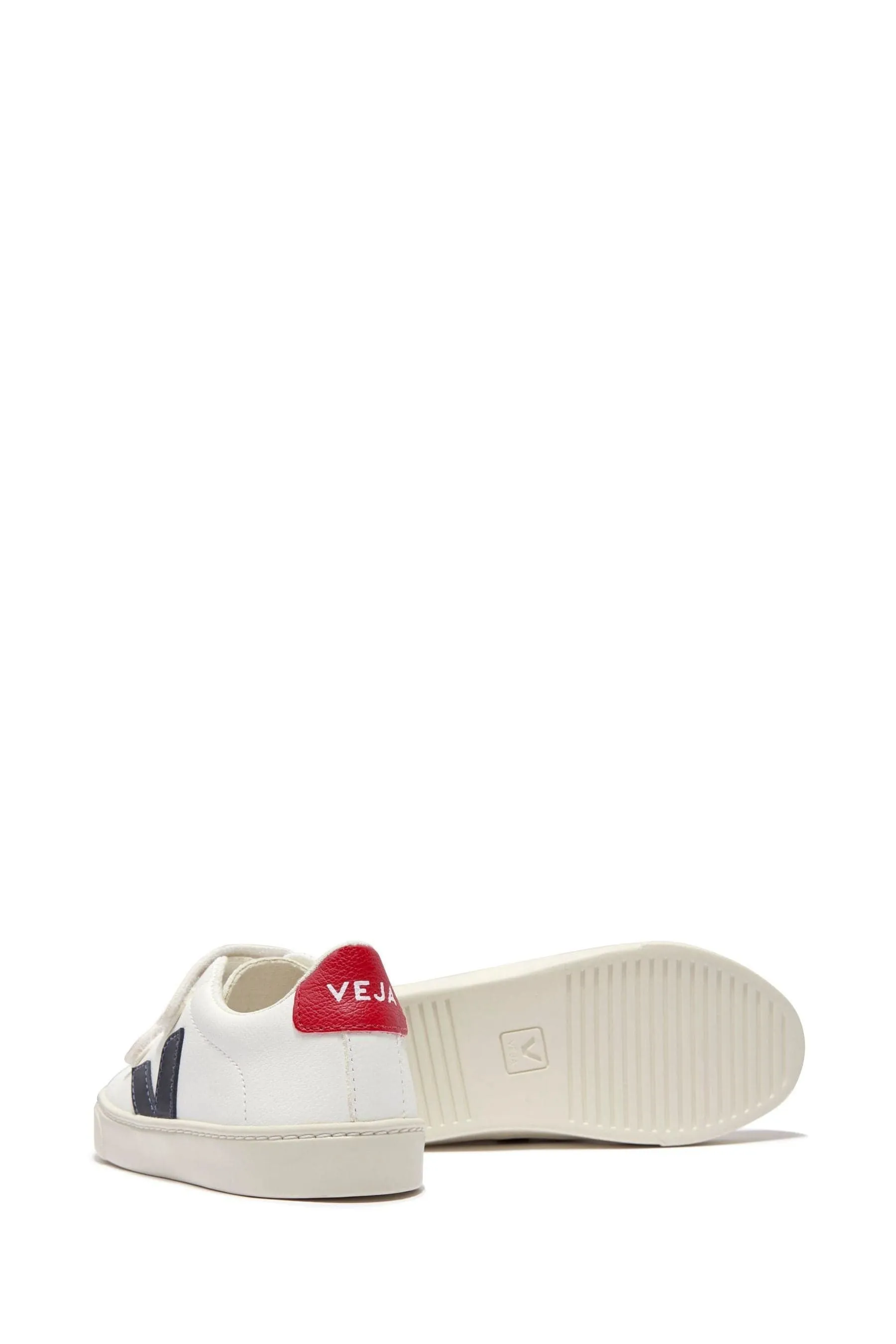 Veja Kids ChromeFree Leather Esplar Trainers en Blanc