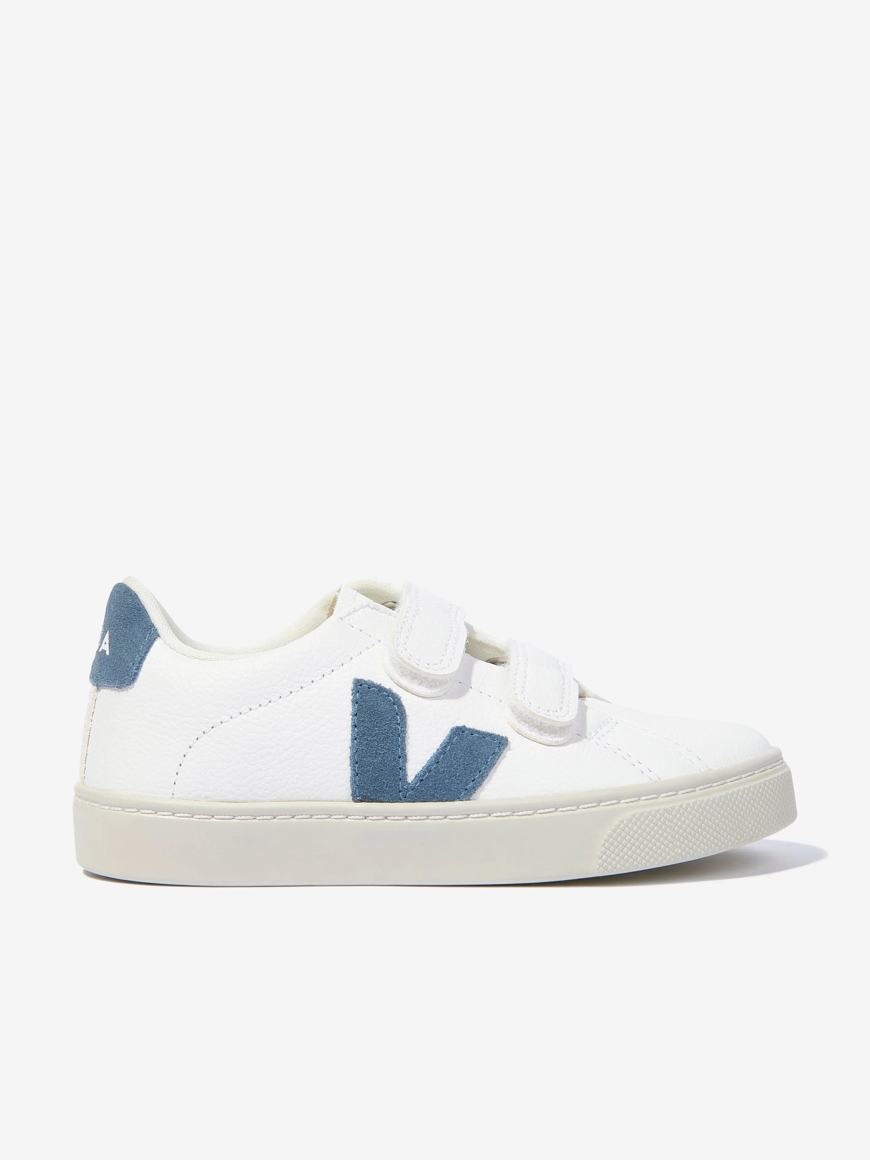 Veja Kids ChromeFree Leather Esplar Trainers en Blanc