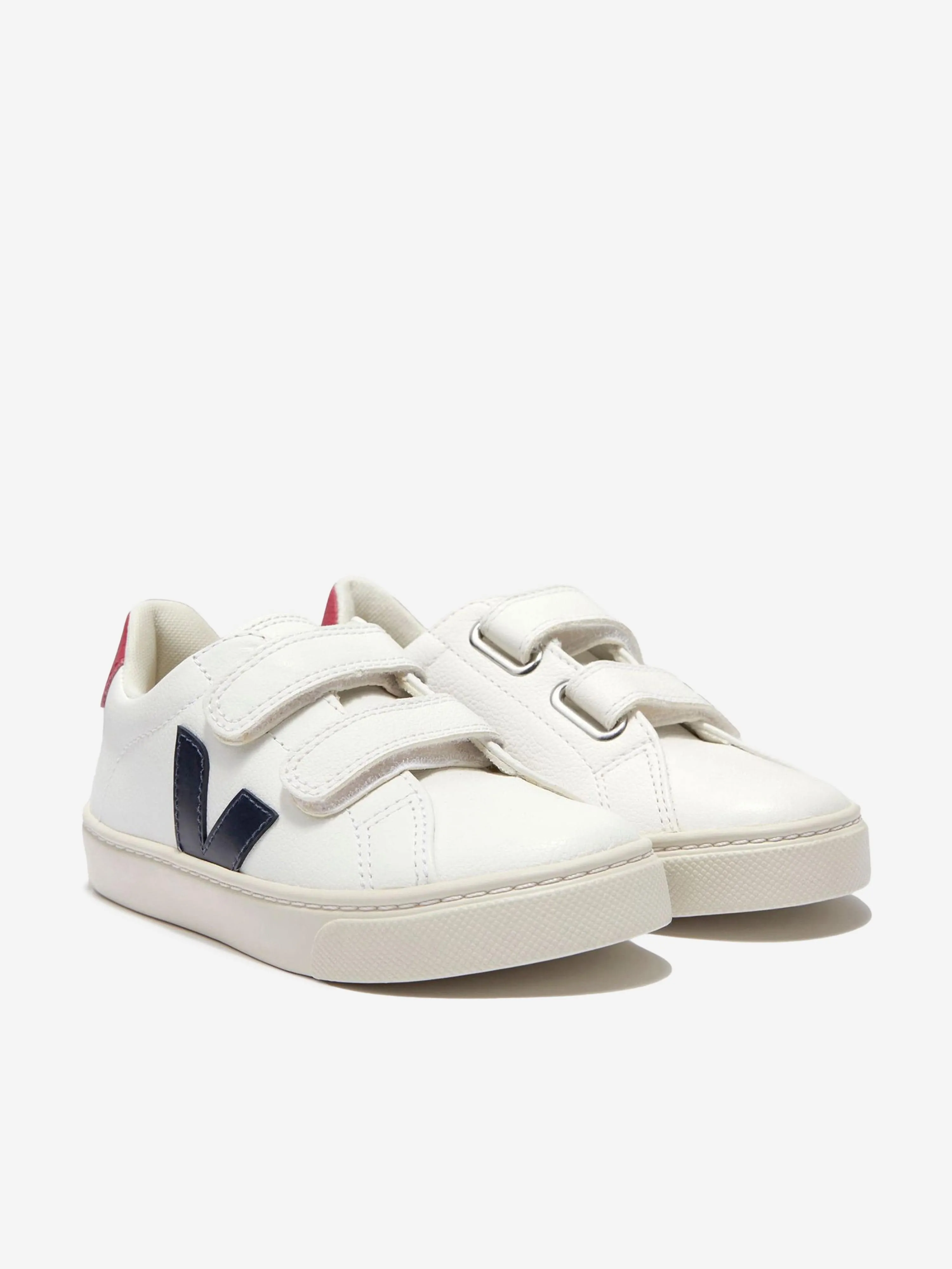 Veja Kids ChromeFree Leather Esplar Trainers en Blanc