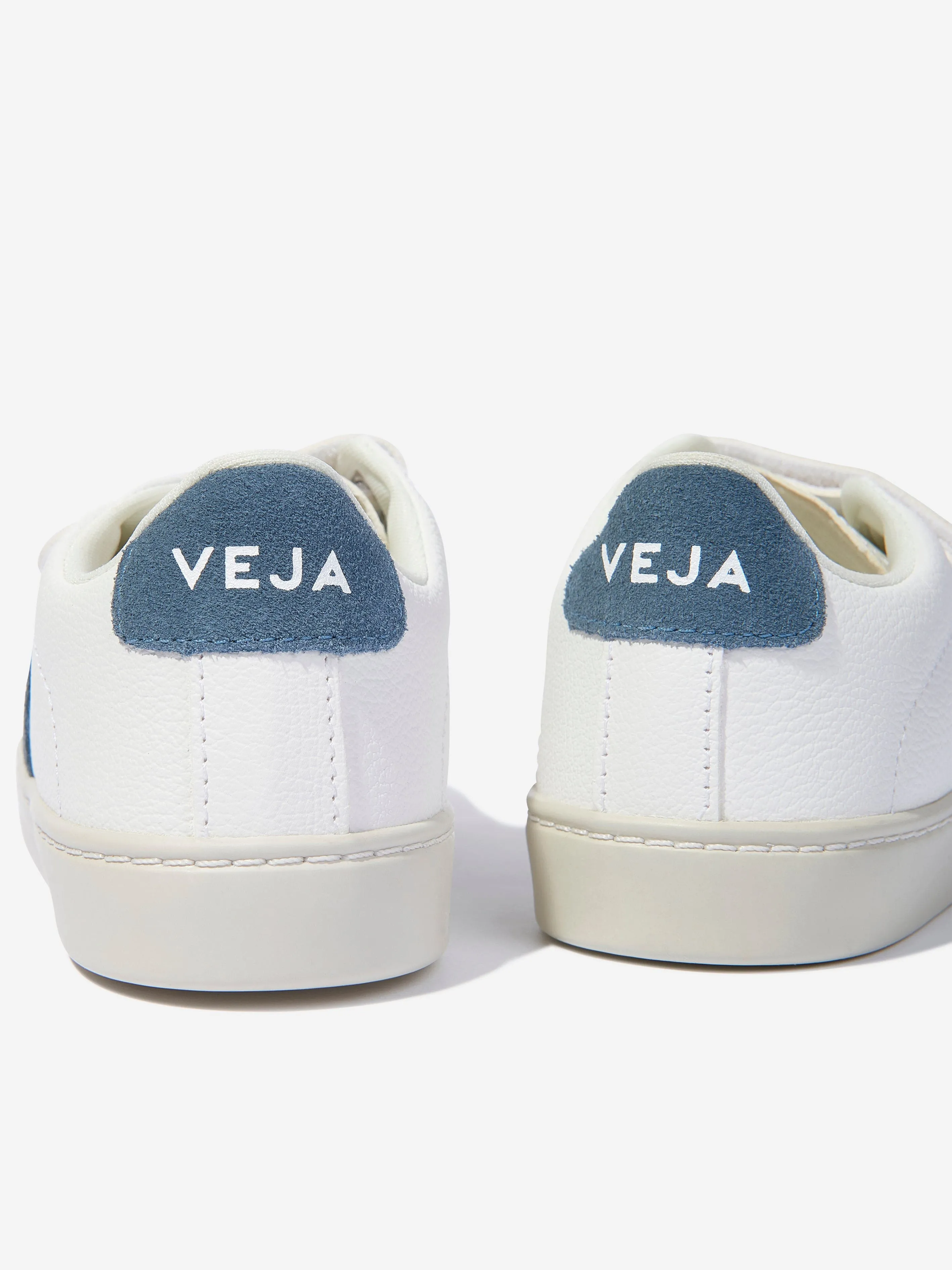 Veja Kids ChromeFree Leather Esplar Trainers en Blanc