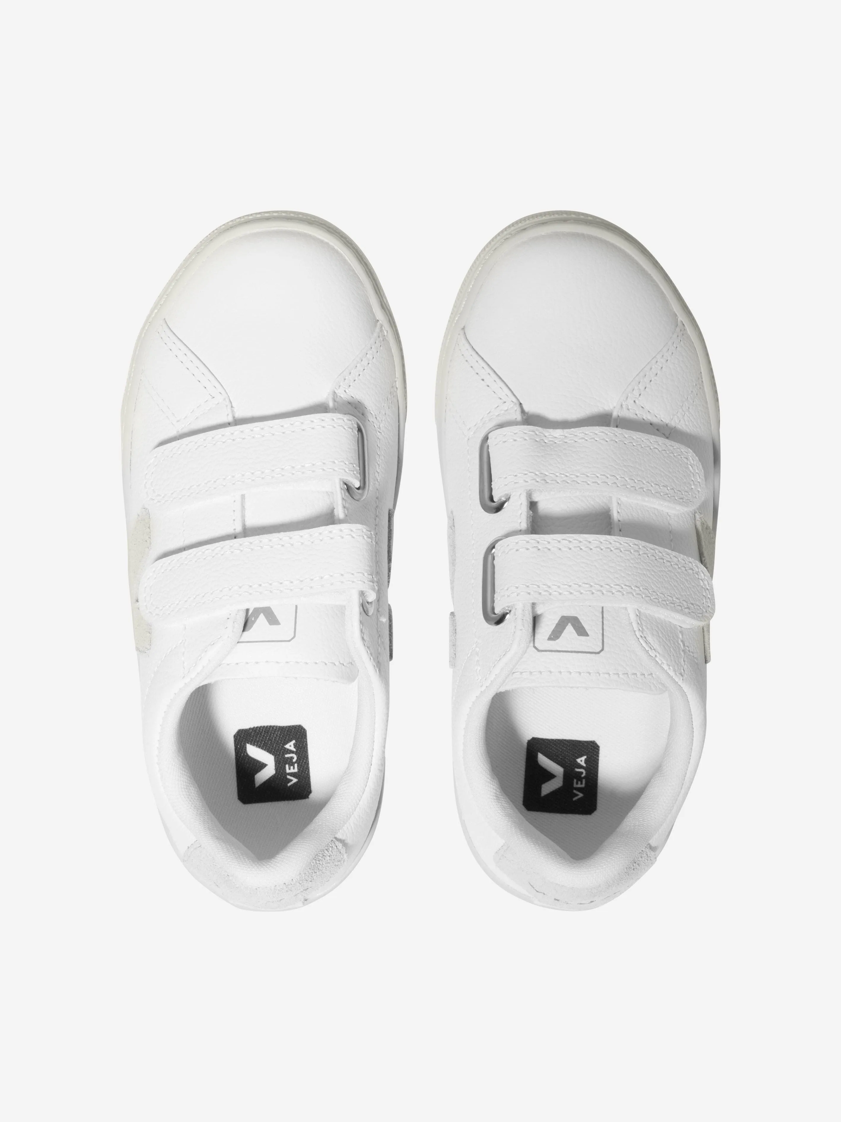 Veja Kids ChromeFree Cuir Esplar Baskets en Blanc