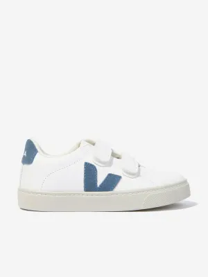 Veja Kids ChromeFree Leather Esplar Trainers en Blanc