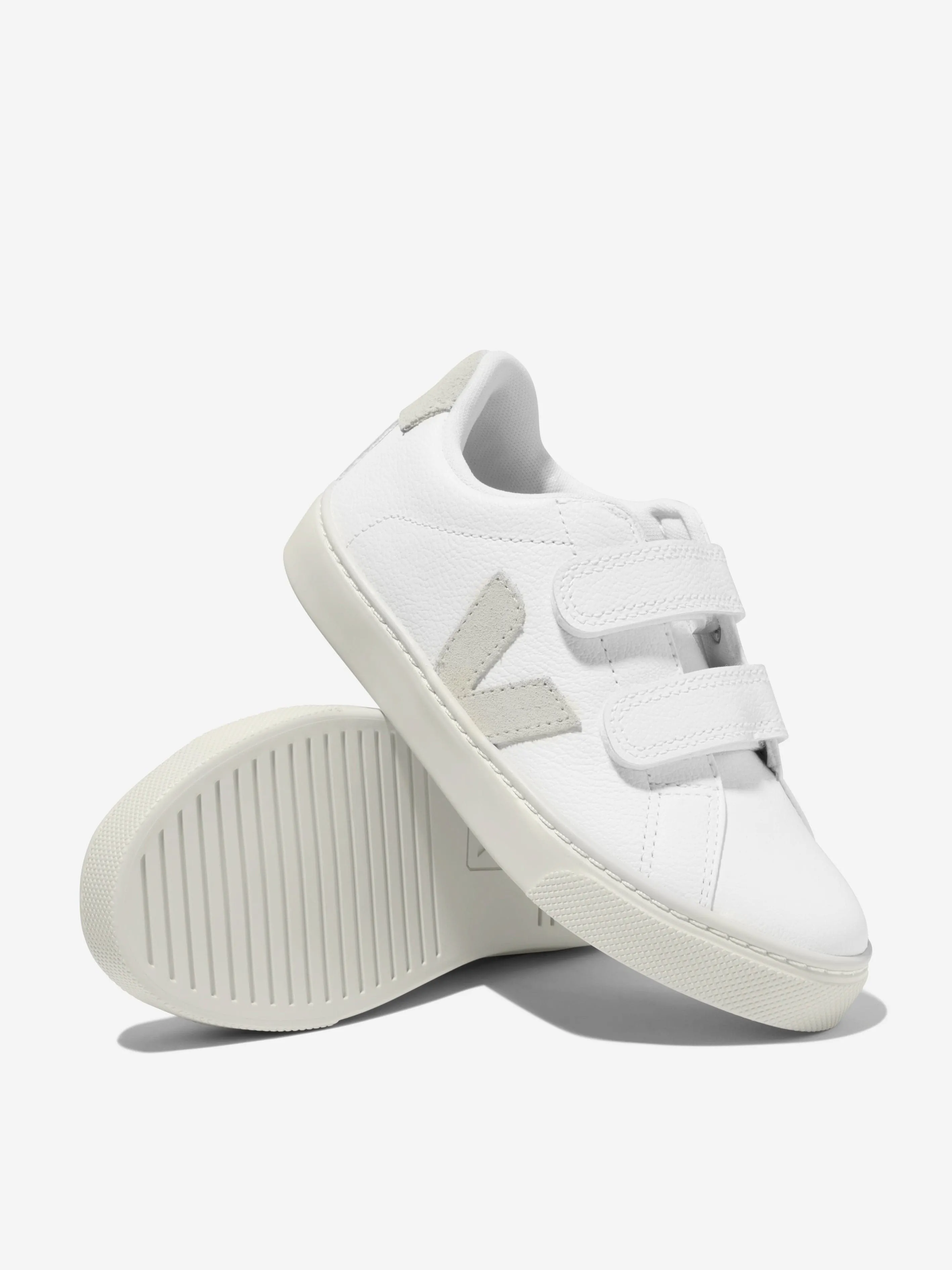 Veja Kids ChromeFree Cuir Esplar Baskets en Blanc
