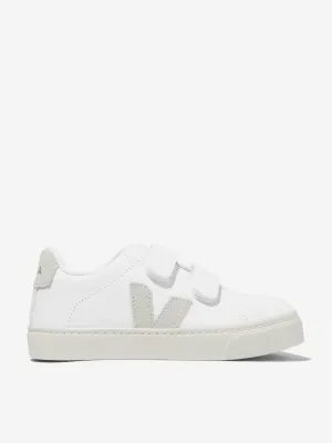 Veja Kids ChromeFree Leather Esplar Trainers en Blanc