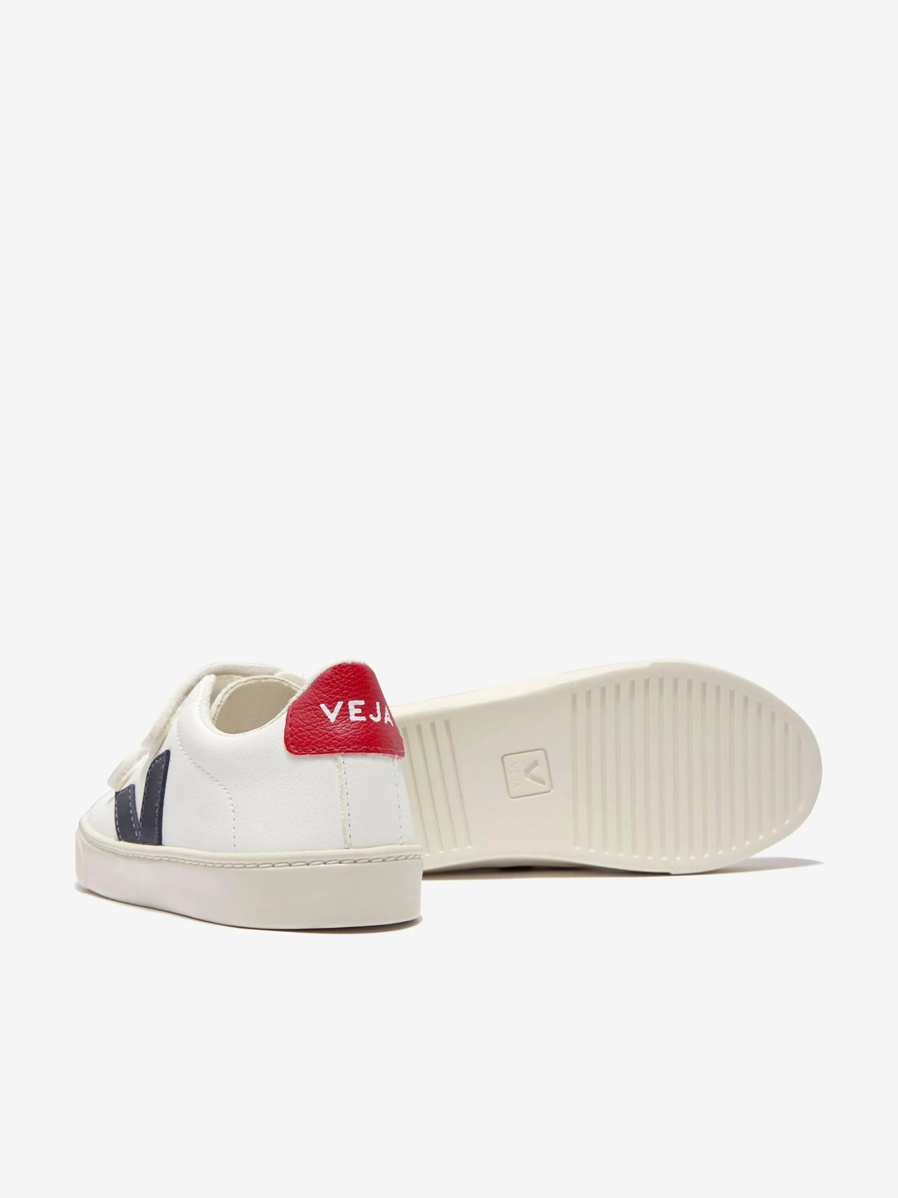 Veja Kids ChromeFree Leather Esplar Trainers en Blanc