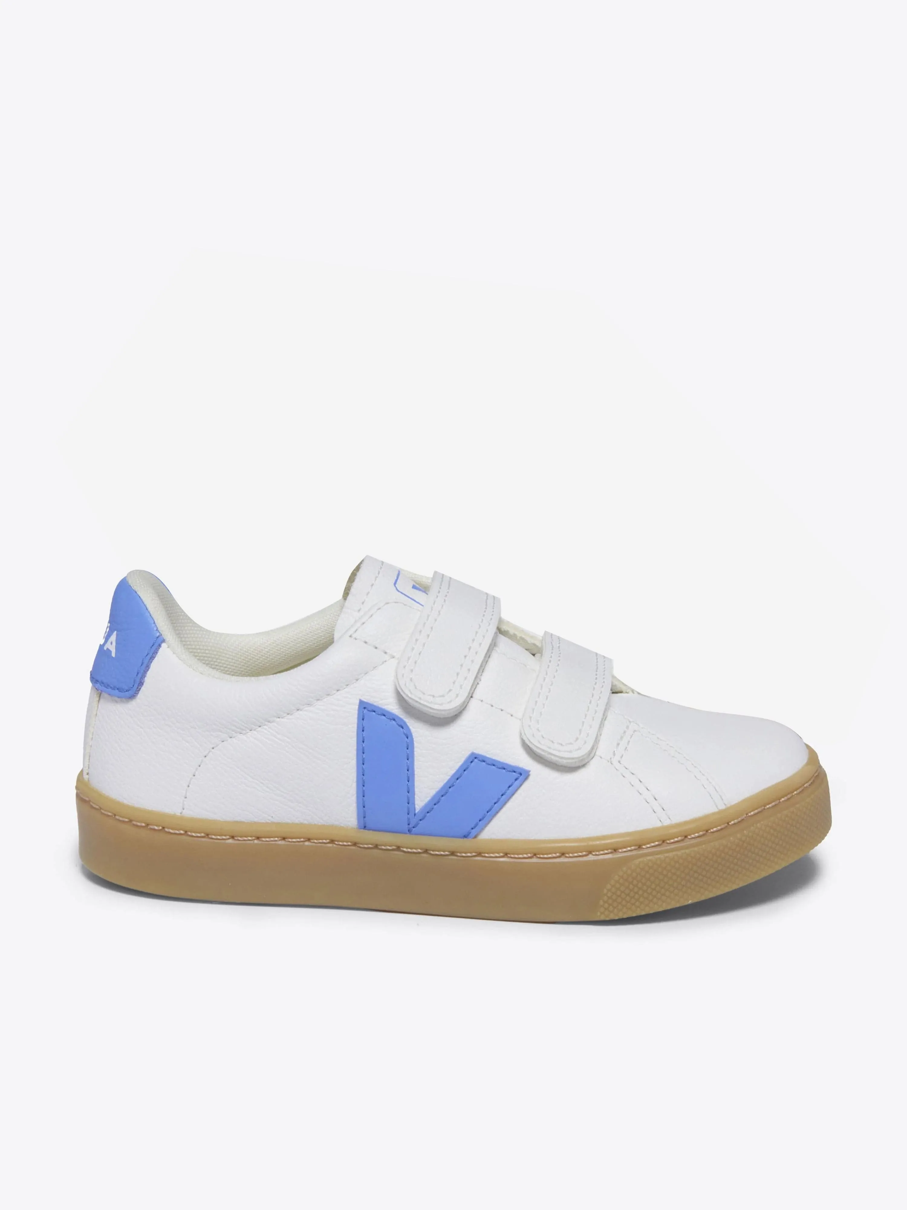 Veja Kids Esplar Baskets en Cuir ChromeFree Blanc