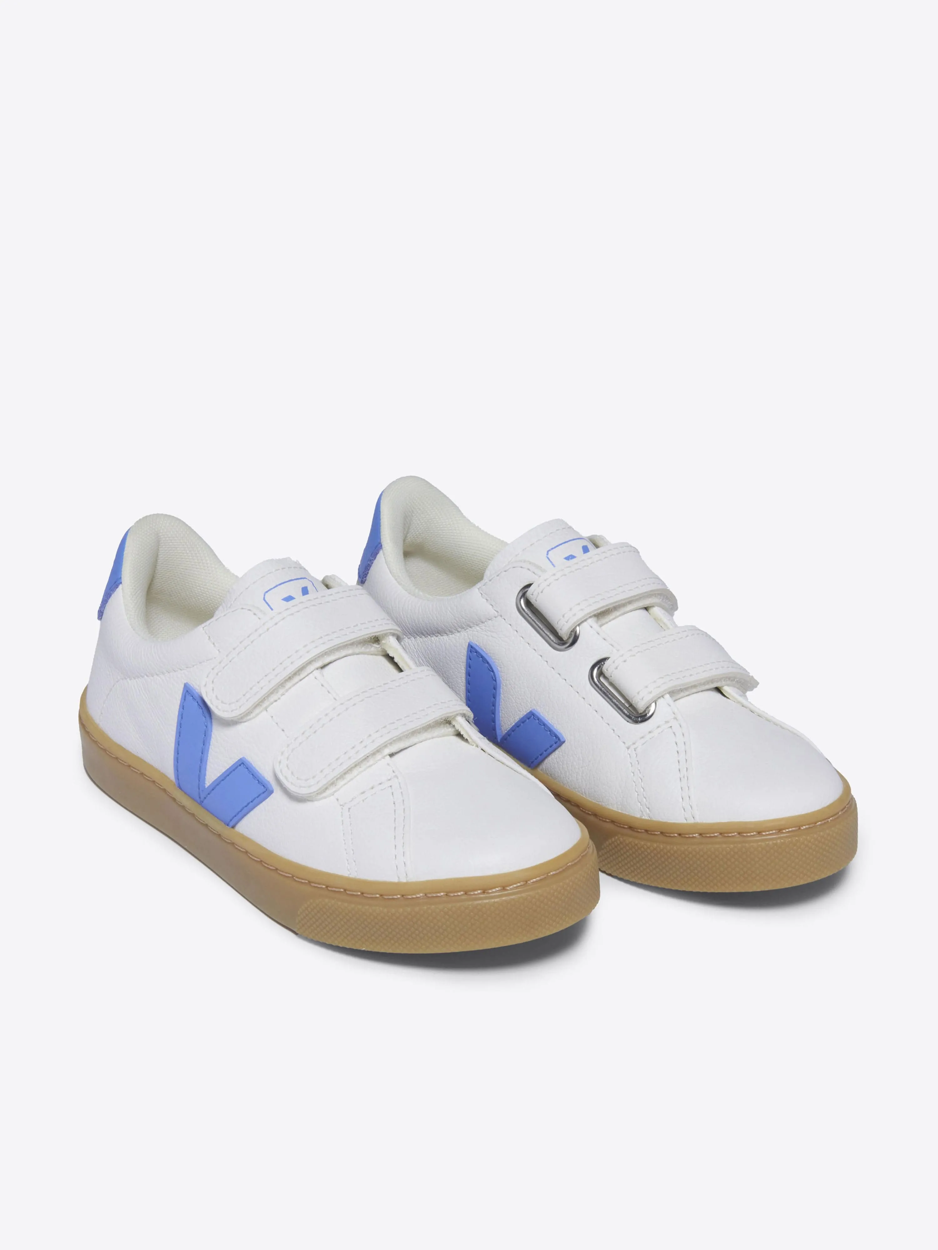 Veja Kids Esplar Baskets en Cuir ChromeFree Blanc