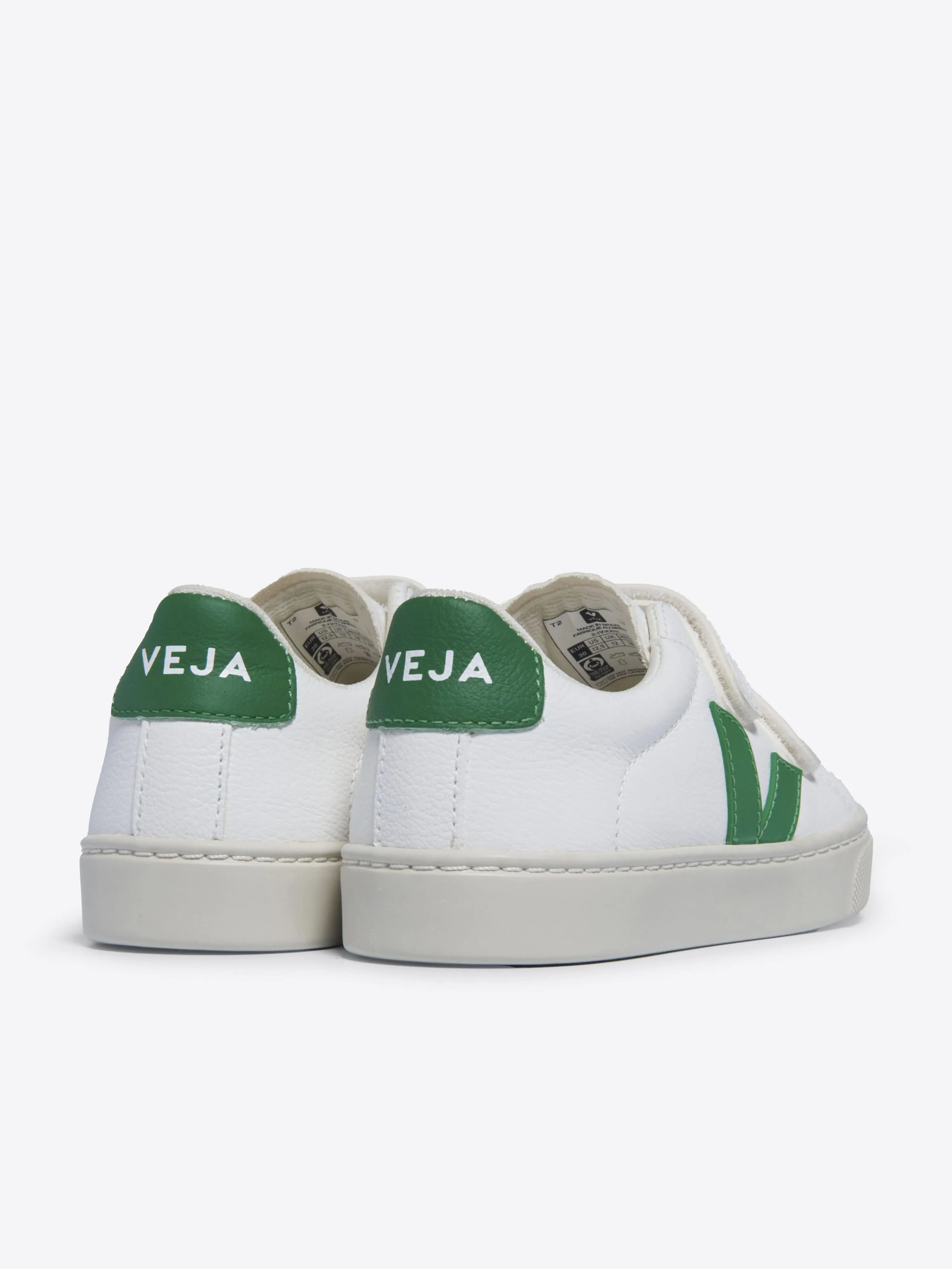 Veja Kids Esplar ChromeFree Baskets en Cuir Blanc