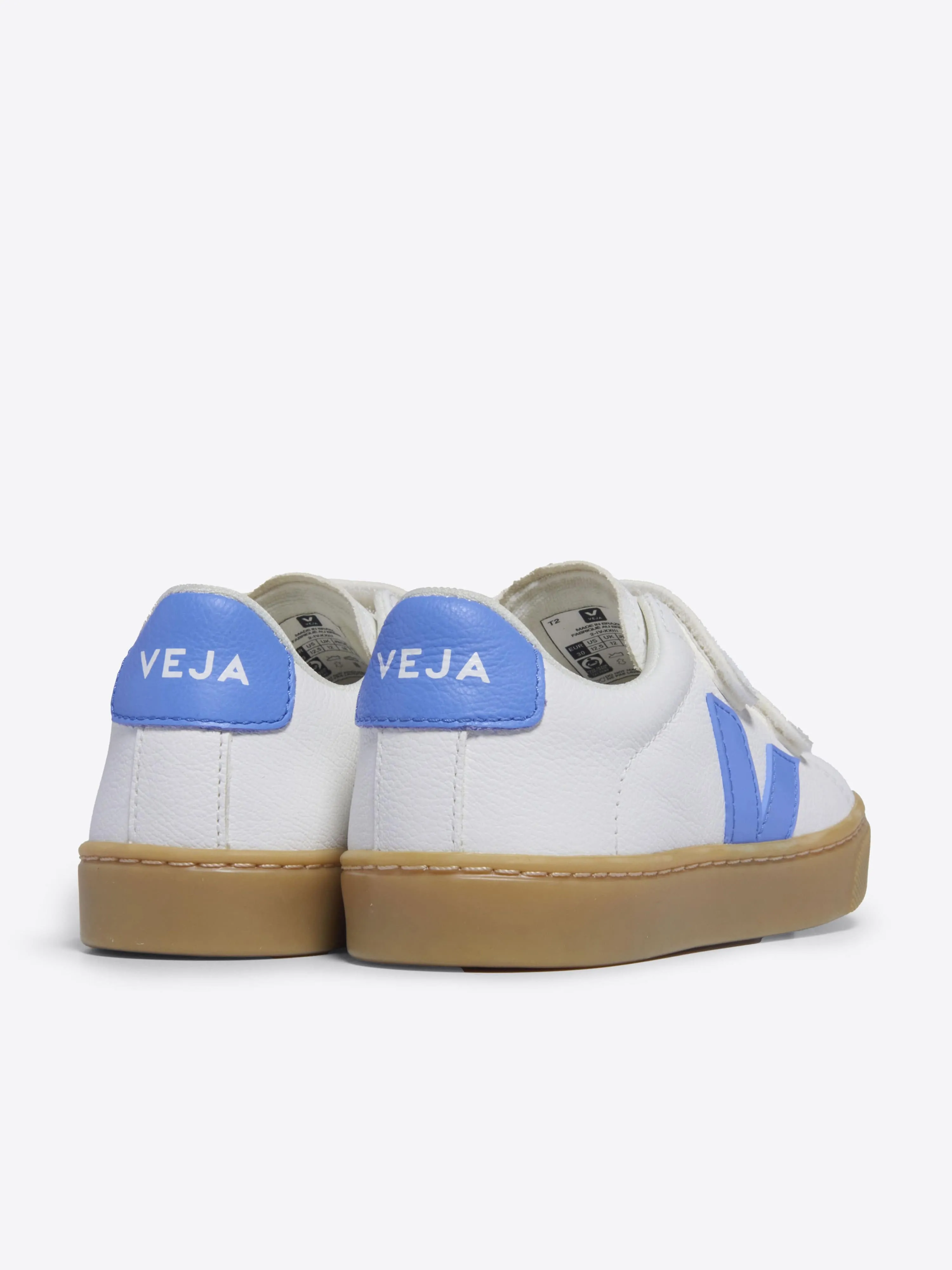 Veja Kids Esplar Baskets en Cuir ChromeFree Blanc