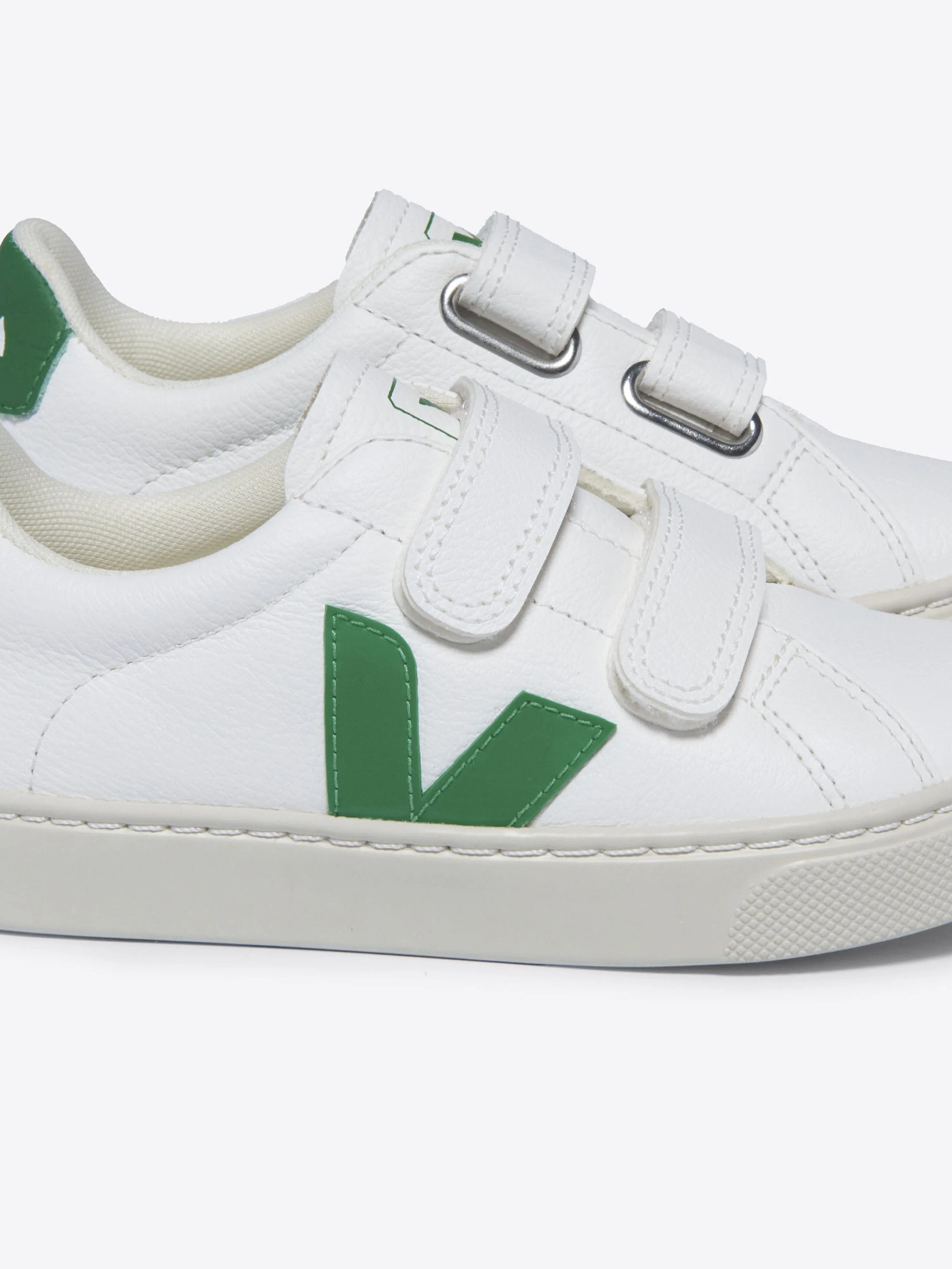 Veja Kids Esplar ChromeFree Baskets en Cuir Blanc