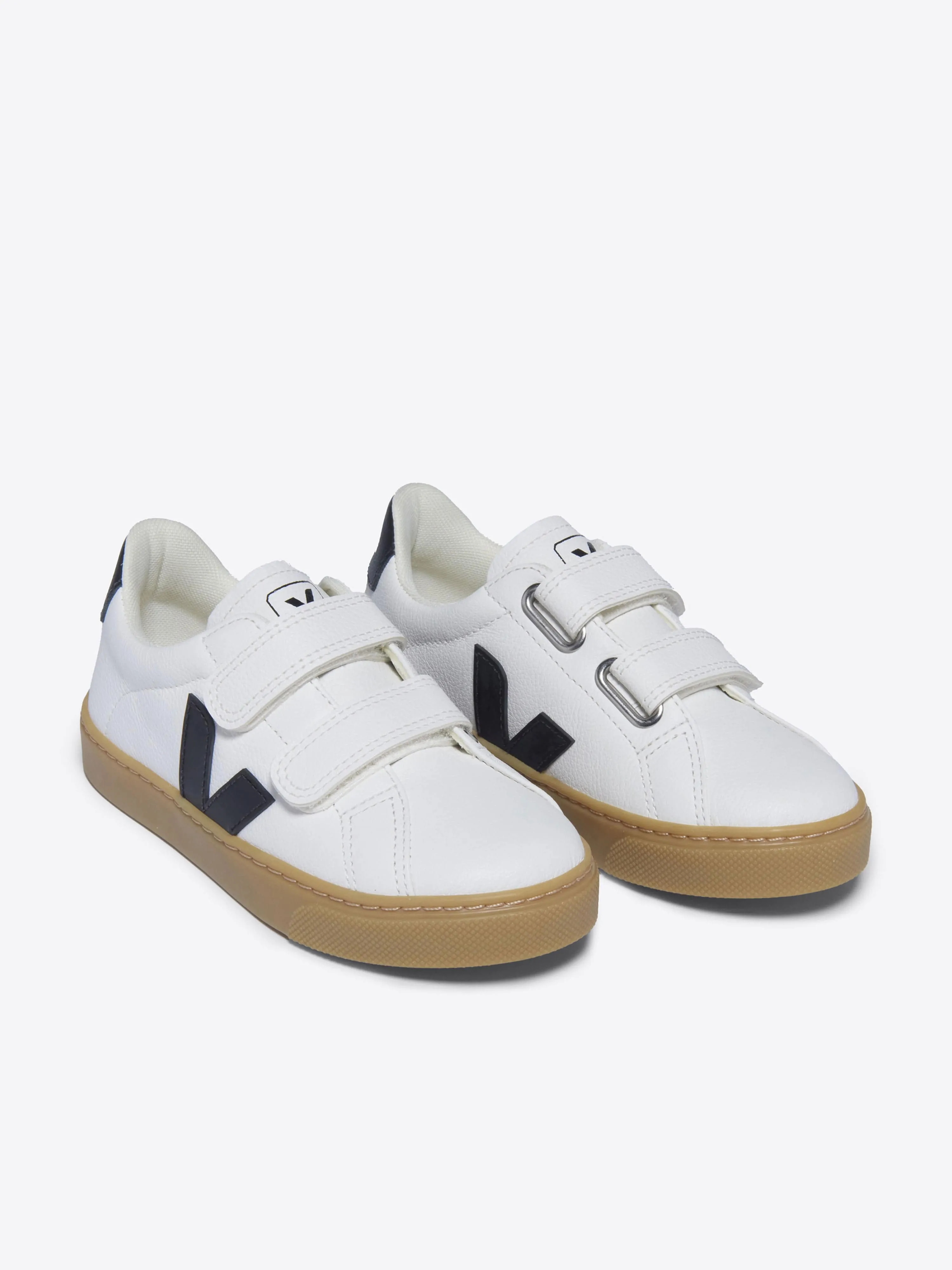 Veja Kids Esplar ChromeFree Leather Trainers en Blanc