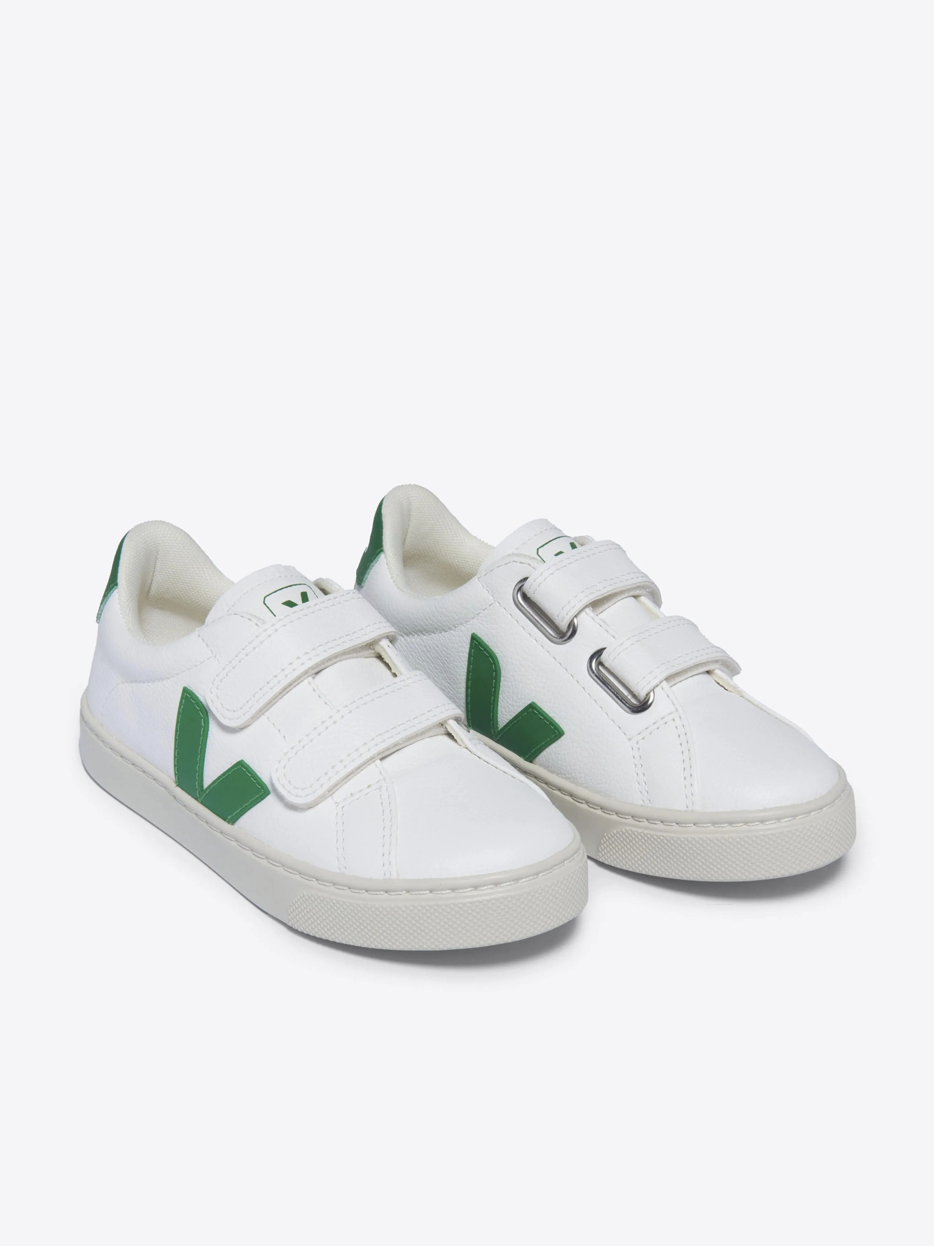 Veja Kids Esplar ChromeFree Baskets en Cuir Blanc