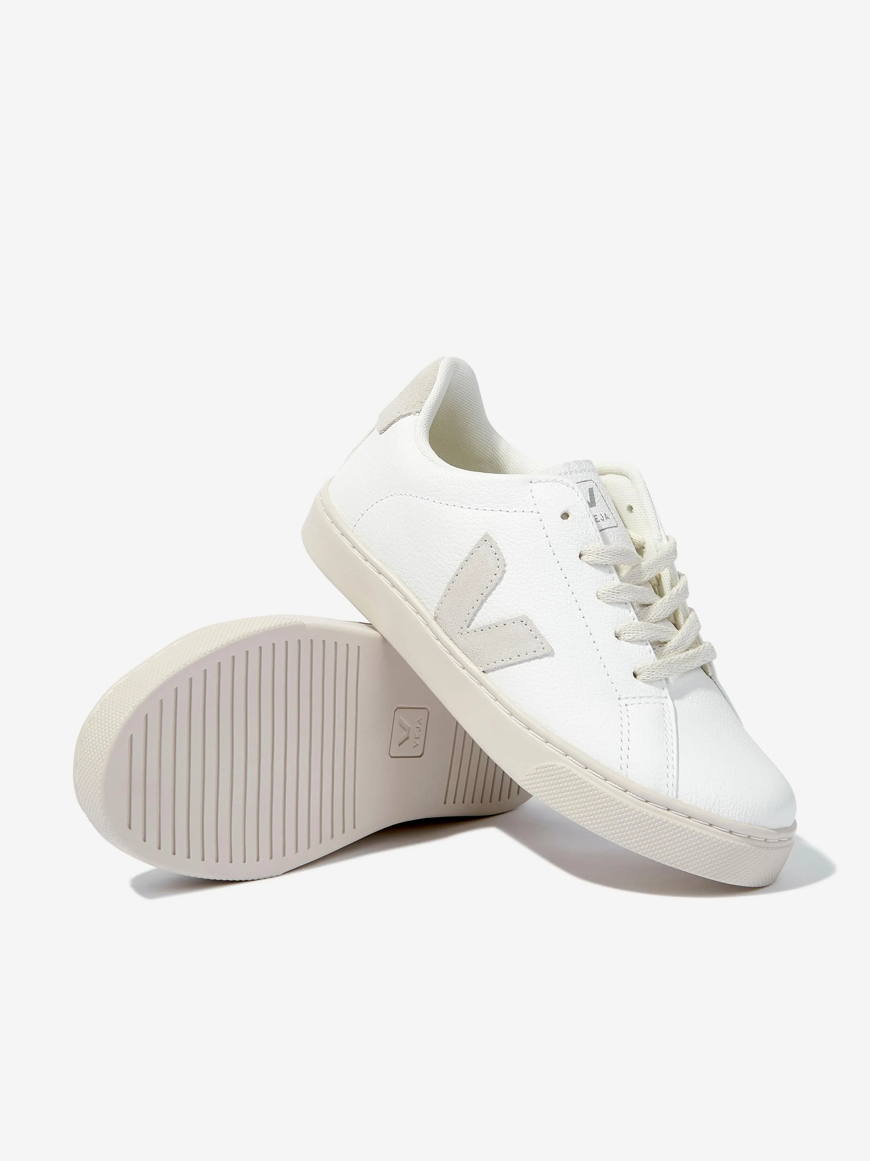 Veja Kids Esplar Baskets à lacets en blanc