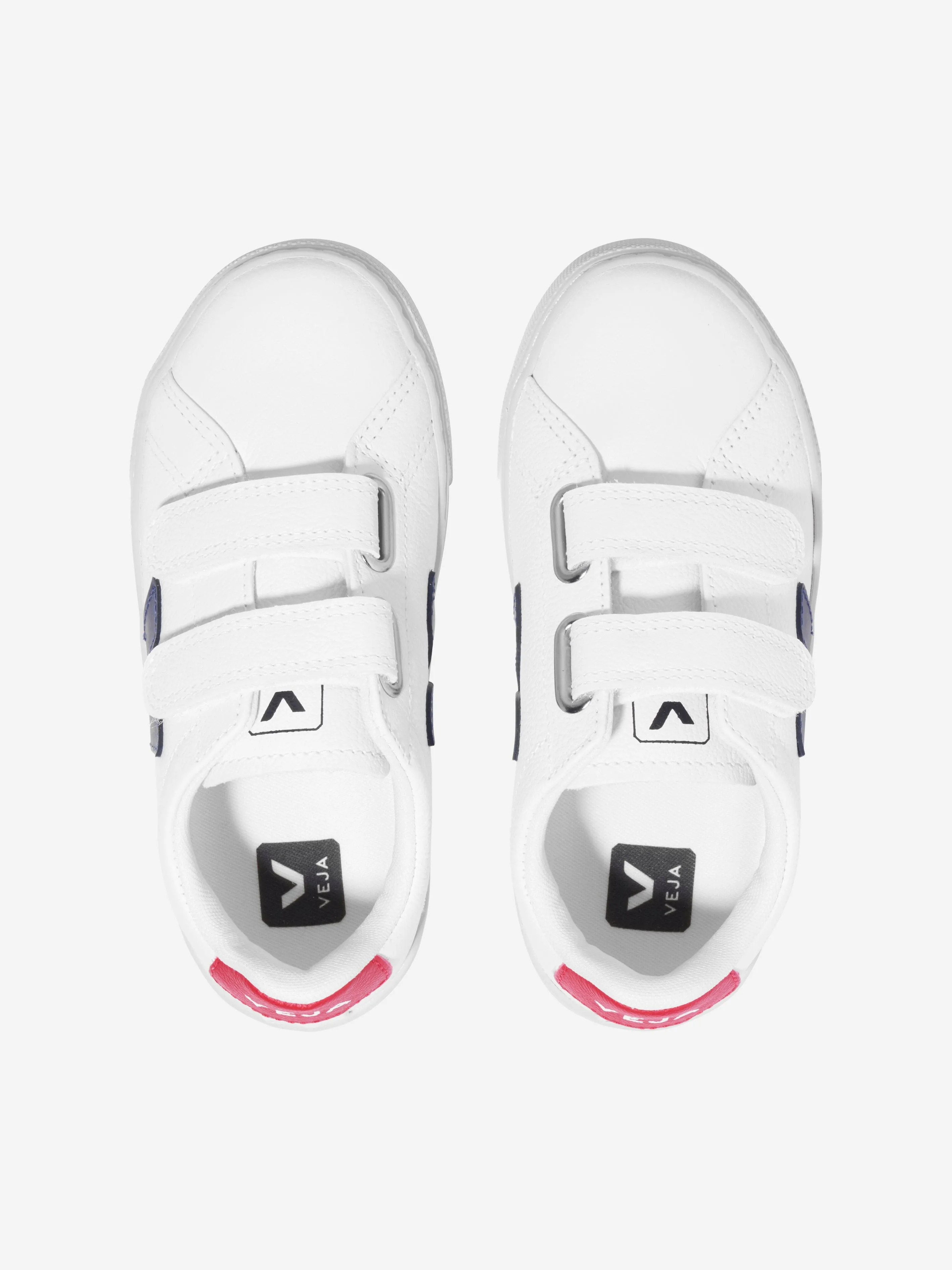 Veja Kids Small Esplar Chaussures à Velcro en Blanc