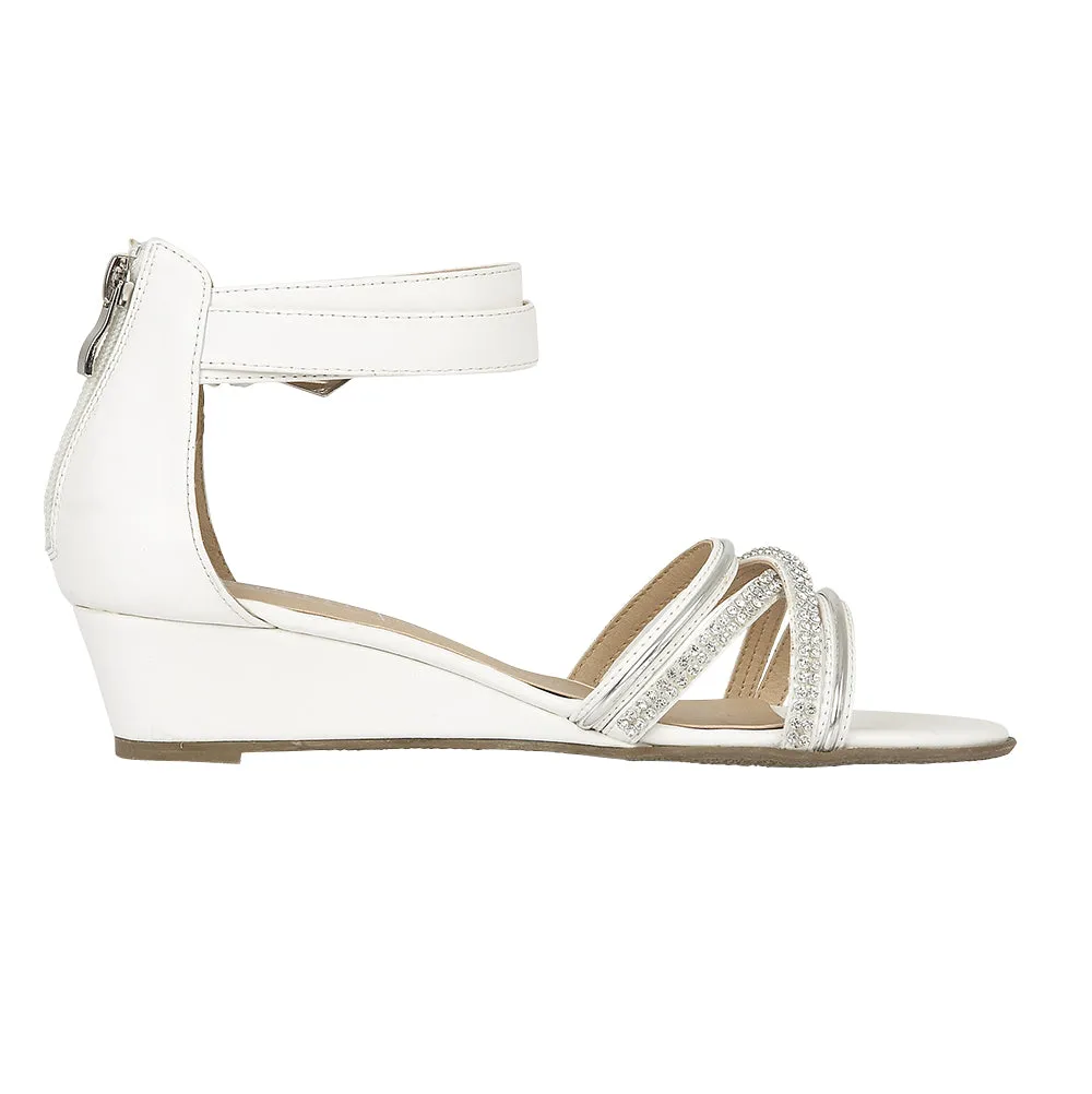 Chaussures plates blanches