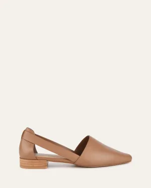WILLA ESCARPINS DÉCONTRACTÉS CUIR CARAMEL