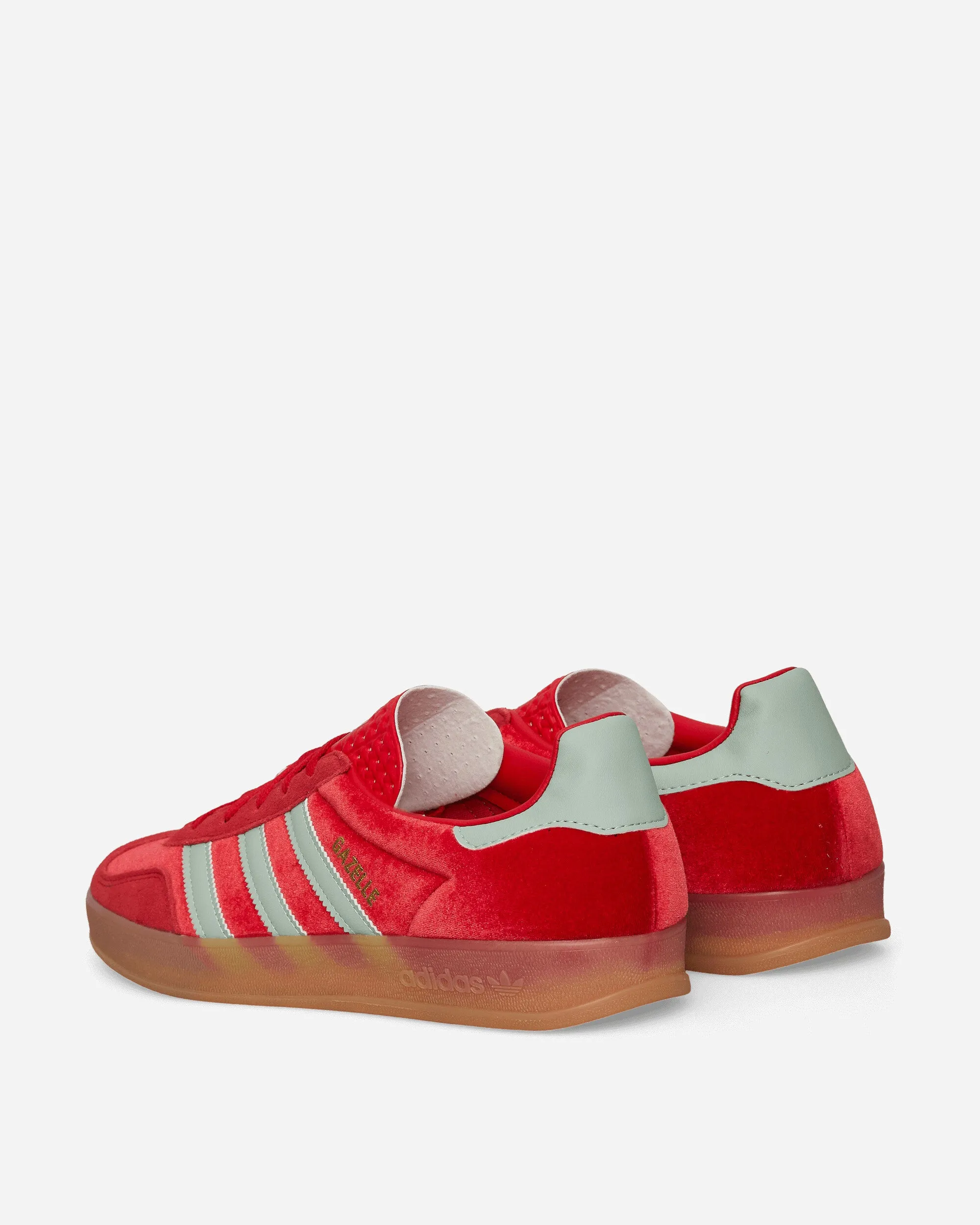 Baskets d'intérieur Gazelle pour femme Rouge vif / Vert brumeux