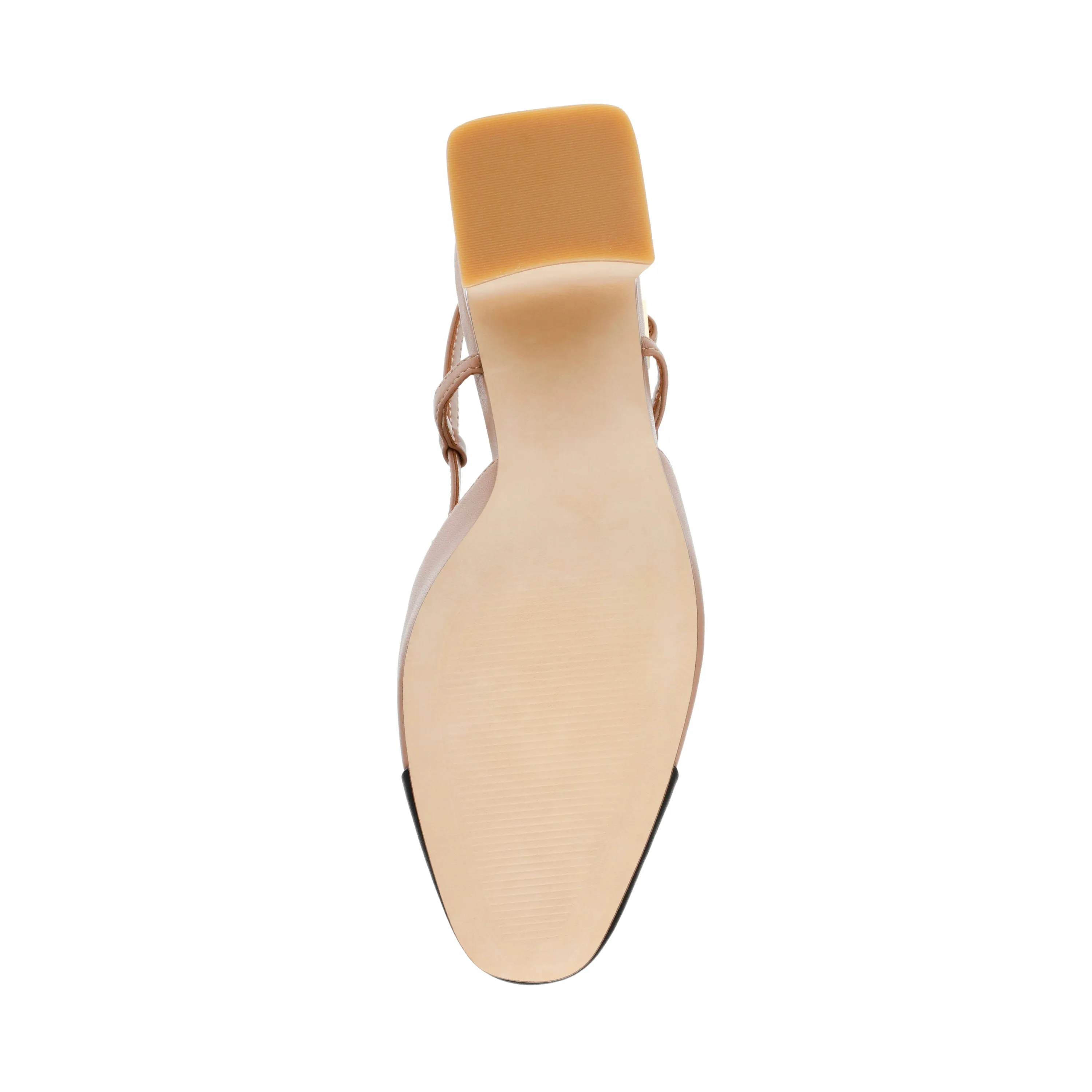 Zeina Pump TAN/NOIR